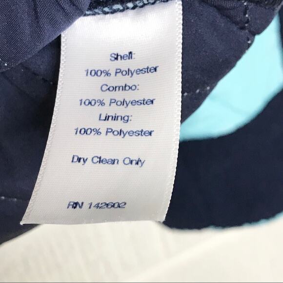 Sail To Sable Small Blue Colorblock Sherpa Zip Front Jacket Quilted Cozy Lounge - Picture 7 of 7